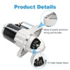 WATERWICH Starter Motor Compatible with Dodge Dart 2013 2014 2015