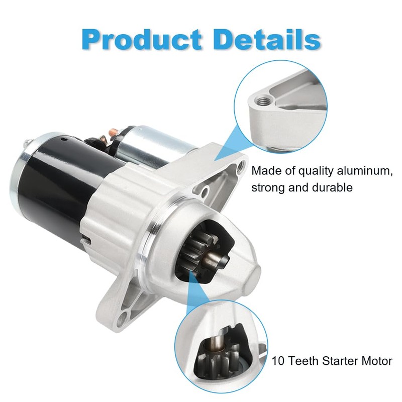 WATERWICH Starter Motor Compatible with Dodge Dart 2013 2014 2015