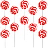 Swirls Lollipop Candy, Mixed Fruit Flavor, Individually Wrapped (Red Swirl,