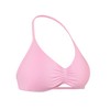 Women's Light Pink Halter Sports Bra – Wireless Stretchy Bralette
