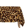 Xenorik Leopard Print Party Tablecloths Supplies, Disposable Cheetah Print Party