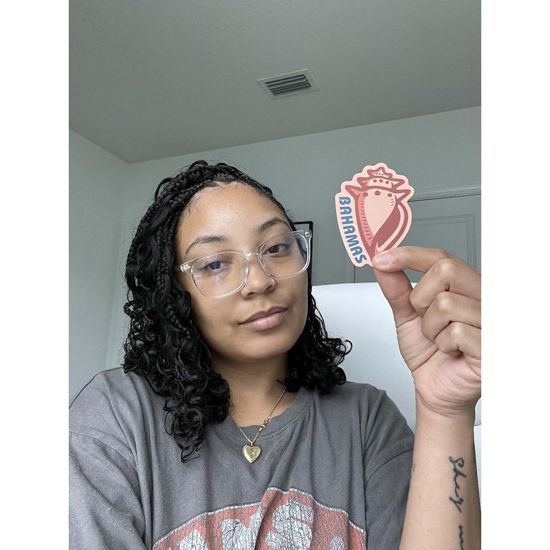 Vagabond Heart Bahamas Weatherproof Vinyl Sticker