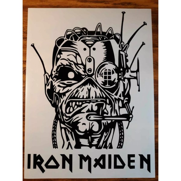 Unbranded SOMEWHERE IN TIME EDDIE IRON MAIDEN BLACK VINYL WINDOW