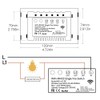 MOES Touch Wall Single Live Wire Smart Switch，No Neutral Wire