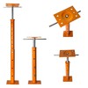 House Jacks for Leveling, Adjustable Jack Post 19" -38" Basement