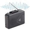 Portable Cassette Player,Classic Multifunction Supports AM FM Radio Stereo Compact