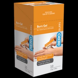 AEROBURN Burn Gel Sachet 10 x 3.5g Sachets