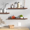 CONSDAN Floating Shelves, USA Grown Hardwood, Wall Shelves for Bedroom,