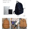 GAMLFL Canvas Backpack for Women Retro Aesthetic Rucksack Basic Backpack