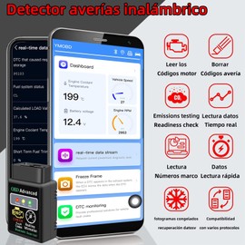 PEIONO Escáner Automotriz Professional, Escáner de Averías del Coche, Android e iOS Modo Dual Bluetooth 5.1, Chip de Procesamiento Avanzado Integrado, Todas Las Marcas Disponibles, Varios Protocolos