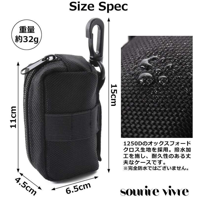 [sourire vivre] Golf Ball Case, 2 Pack Case, Extra Capacity