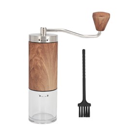 Manual Coffee Grinder Ceramic Core Adjustable Coarseness Stainless Steel Hand Crank Coffee Bean Grinder for Home Camping Travel CT50111