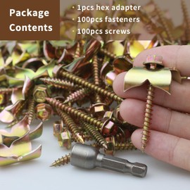 Fence Nails Galvanized U-Shaped Nails Steel Wire Fencing Staple for Softwoods Reuse Fence Nails Screws with Wire Fixer Installing Fast Fence Nails Fasteners for Wire Mesh and Woven Fencing 100 pcs