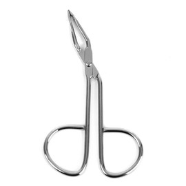 Rosenice Eyebrow Scissors Eyebrow Tweezers Stainless Steel Clip