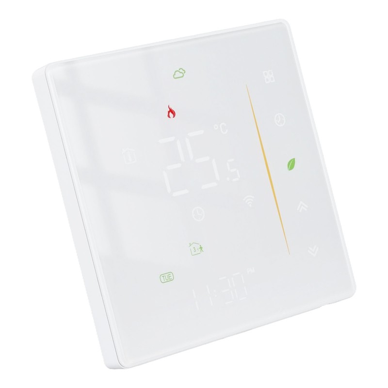 Smart Temperature Controller IP20 Protection PC ABS White Programmable Boiler