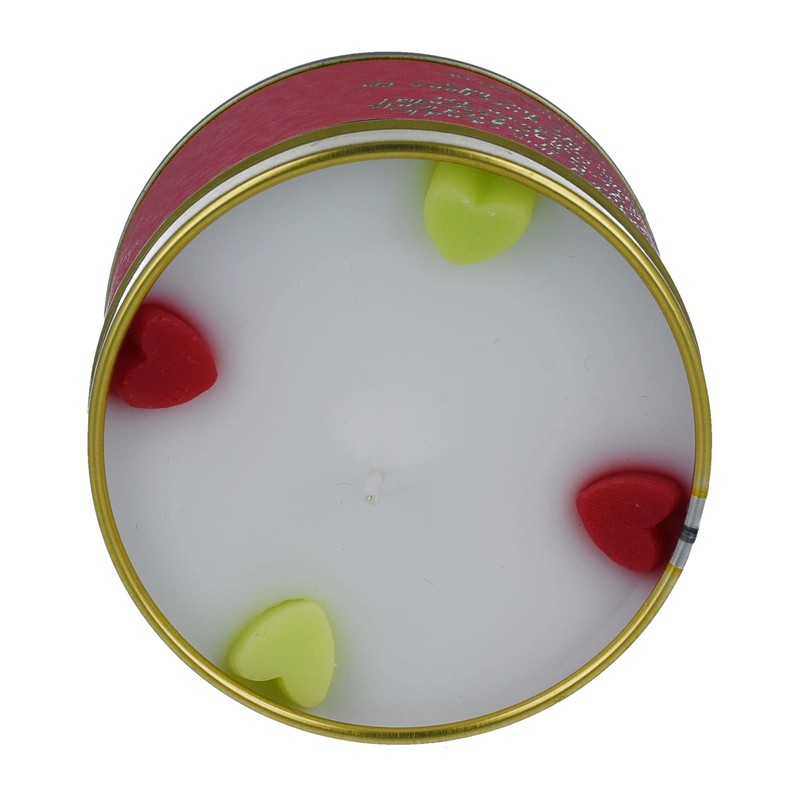 Bomb Cosmetics Kerze aus Zinn, Paraffinwachs, Weiß