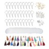 200pcs Acrylic Key Ring Kit 30 Acrylic Blank 30 Key