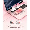USB C Cable 15FT 2-Pack,Pink USBC 60W Fast Charging for