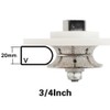 Raizi 3/4 inch Full Bullnose Diamond Hand Profiler Router Bit