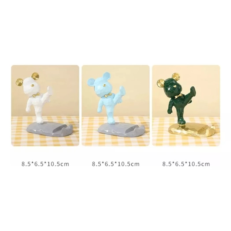 Total Supplier Soporte De Celular De Escultura De Oso Creativa