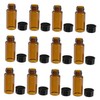 VICASKY 15pcs Bottle Small Sample Bottles Screw Caps Refillable for