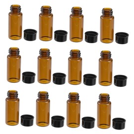 VICASKY 15pcs Bottle Small Sample Bottles Screw Caps Refillable for Laboratory