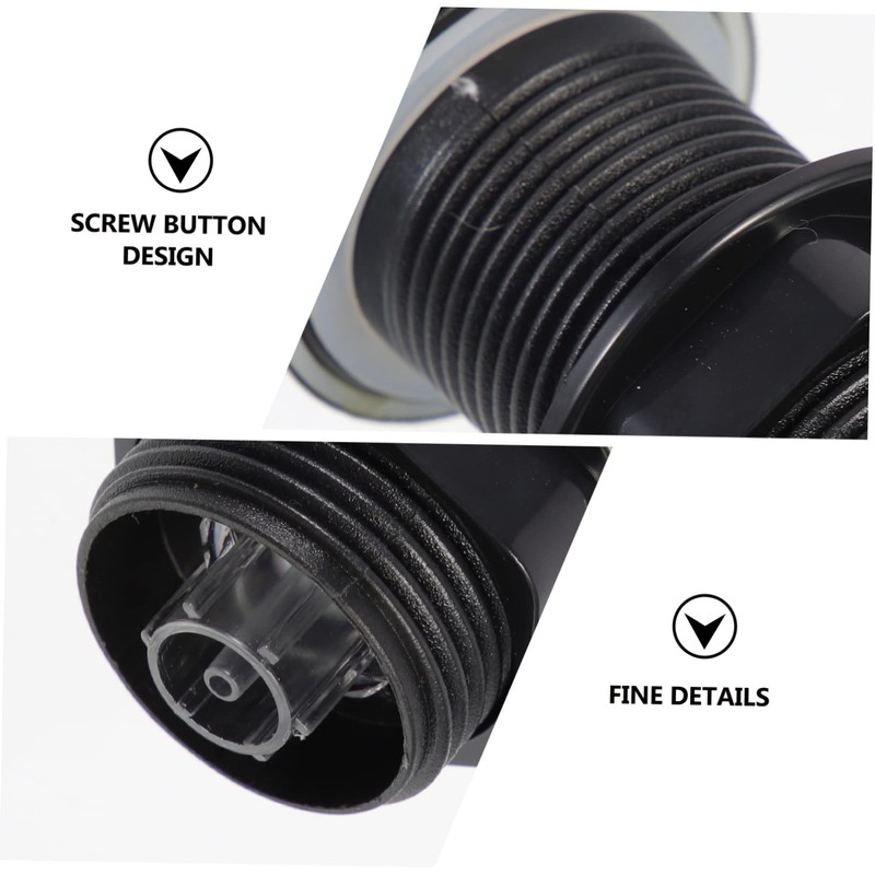 DOITOOL 2sets Garbage Disposal Air Button Bathtub Pneumatic Button Easy
