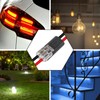 50PCS Pluggable LED Wire Connectors, 2 Pin 2 Way Universal