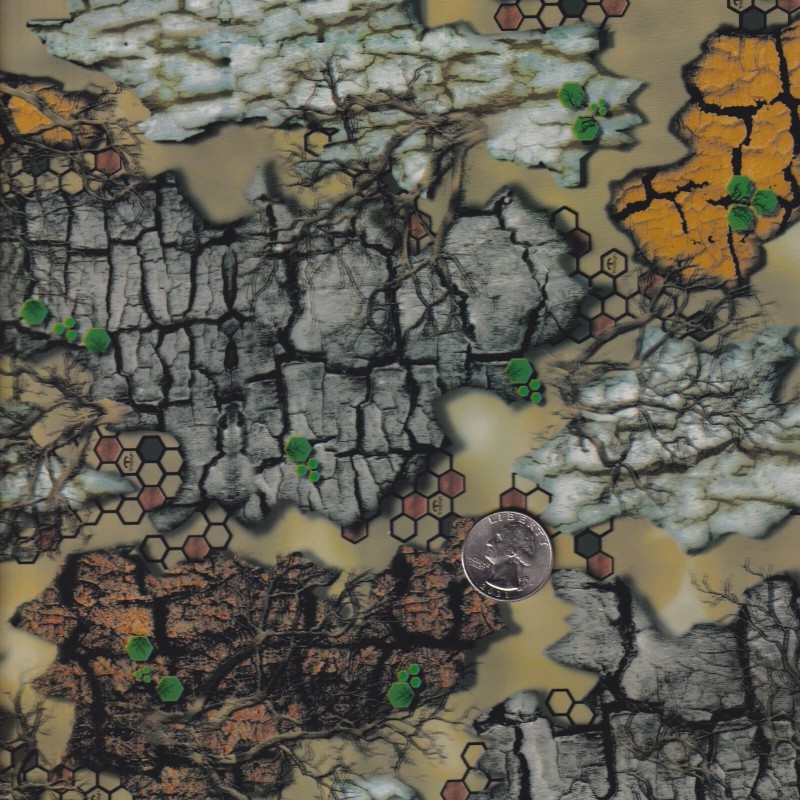 Dip Ape hydrographic film / activator Digital Tree Bark Dark