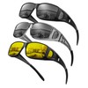 KALIYADI Wrap Around Sunglasses: Polarized Fit-Over-Sunglasses for Men & Women