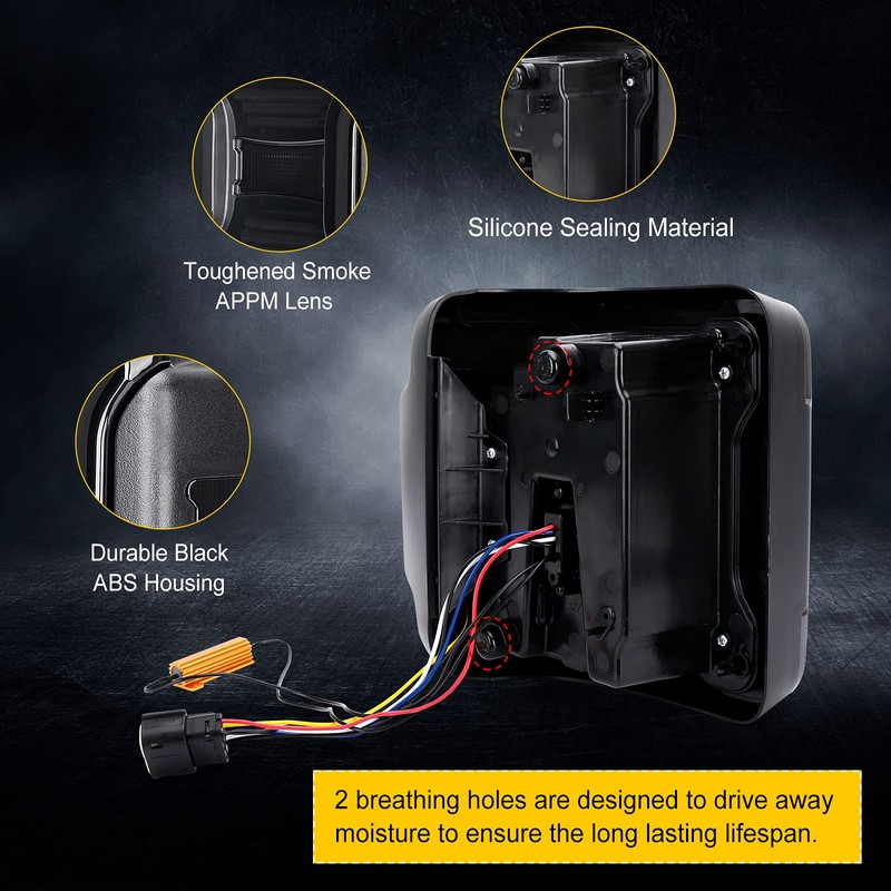 SUPAREE LED Tail Lights Fits for Jeep Wrangler JL 2018-2024
