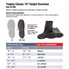 Tingley 1400 Work Rubber Classic Fit 10-Inch Height Overshoe, Medium,