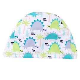 Dinosaur Swim Cap, Kids, Swimming Cap, Kids, Toddler, UV Protection, Anti-Slip, Stretchable
