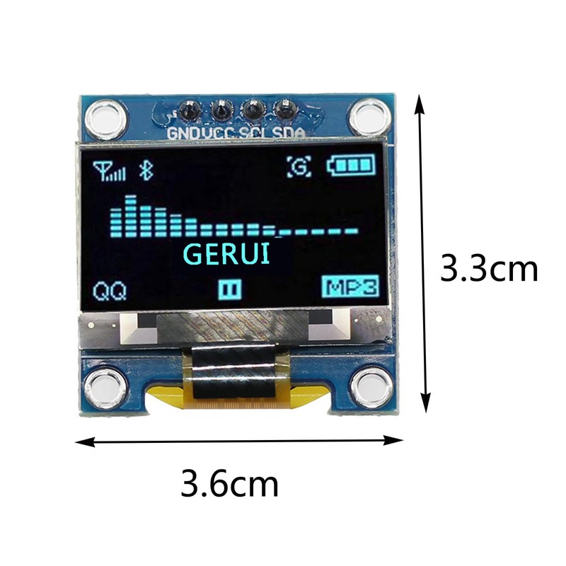 Pack of 2 1.3 Inch IIC I2C Serial 128 x