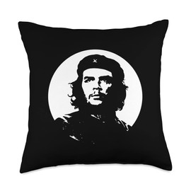 Iconic Ernesto Che Guevara Marxist Cuba Revolution Throw Pillow