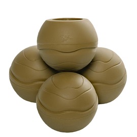Stabilizing Rubber Ball Feet for Helinox Camping Chair - Durable Outdoor Chair Leg Cap, Help Stability on Rugged and Uneven Surfaces (Coyote TAN, 55mm)