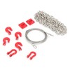 RiToEasysports RC Trailer Safety Chain,Metal Trailer Hook Tow Chain Tow