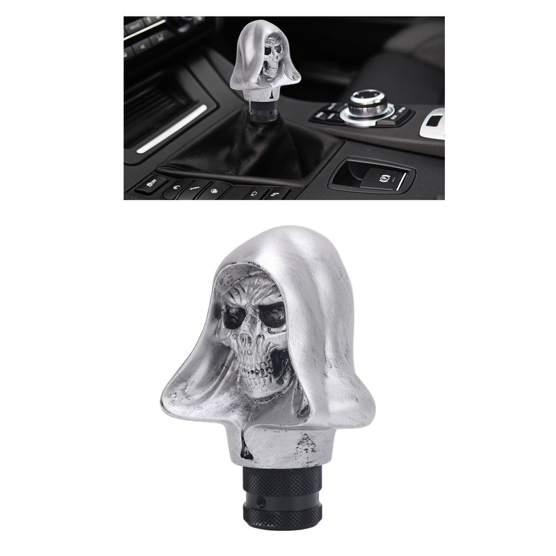 Skull Shift Knob Universal Resin Skeleton Head Gear Shift Knobs