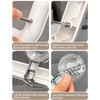 Pot Lid Organizer for Cabinet | 2-Tier Anti-Slip Pan Lid