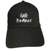 Half Beaner - Black Embroidered Ball Cap