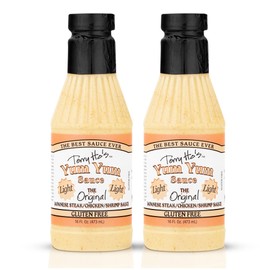 Terry Ho's Yum Yum Sauce Light Low Calories - Sweet and Tangy Mayonnaise-Based Sauce for Dipping, Marinade, and Dressing - Cocktail Sauce for Shrimp, Japanese Steak, Chicken, Pork, and Vegetable Salad 16oz (Pack of 2)