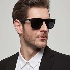 FeiOne 4 Pairs of Sunglasses Men and Women, Party Glasses, Sunglasses Men/Women Available, Party Glasses, Sports Fashion Sunglasses, UV Protection, Unisex, black