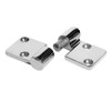 1,5 Zoll Türscharnier Abnehmbare, Aufschraubband Scharniere Klappbar aus Edelstahl, Aufschraubband