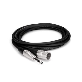 Hosa Pro HSX-050 Balanced Interconnect, REAN 1/4 Inches TRS to XLR3 Meter, 50 Feet