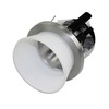 Lightolier D3Mr03 3" Open Downlight With Angled Double Opal Glass