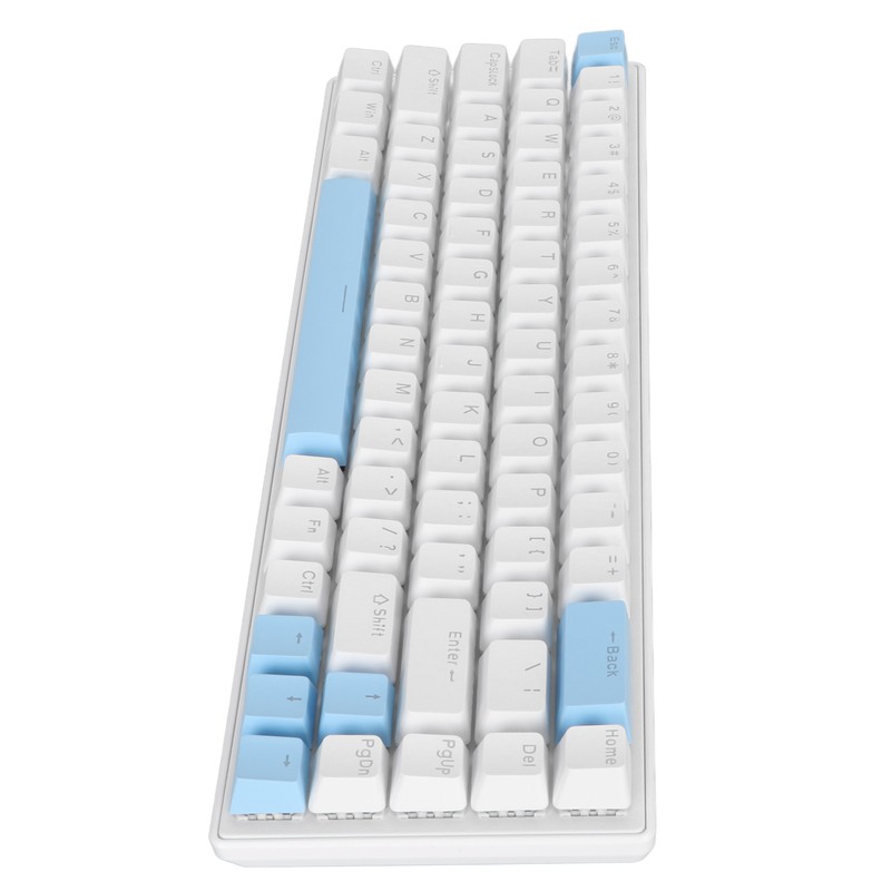 Mechanical Keyboard 68 Keys RGB Backlight Compact Wired Keyboard with