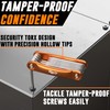 Mutt Tools Tamper Proof Star Wrench Set – Folding Security