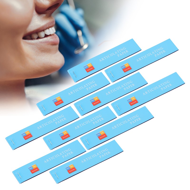 400pcs Blue Thin Dental Articulating Paper Double Side Bite Paper
