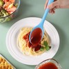 4 Pieces Small Silicone Nonstick Mixing Spoons, High Heat Resistant,Cooking