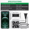 WDERAIR EC 60mm x 25mm Muffin Fan Axial AC 110v